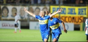 Boca puso primera ante Emelec y festejó por Messidoro