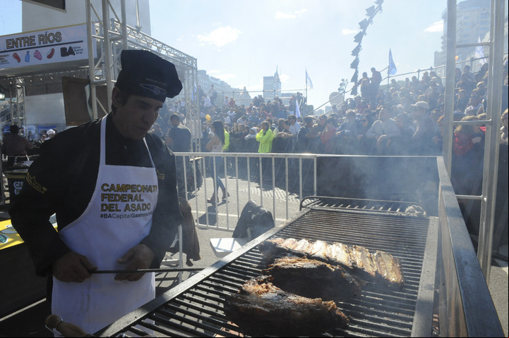 La argentinidad, al asador. Aquí, el campeonato federal, en agosto. /Mario Quinteros