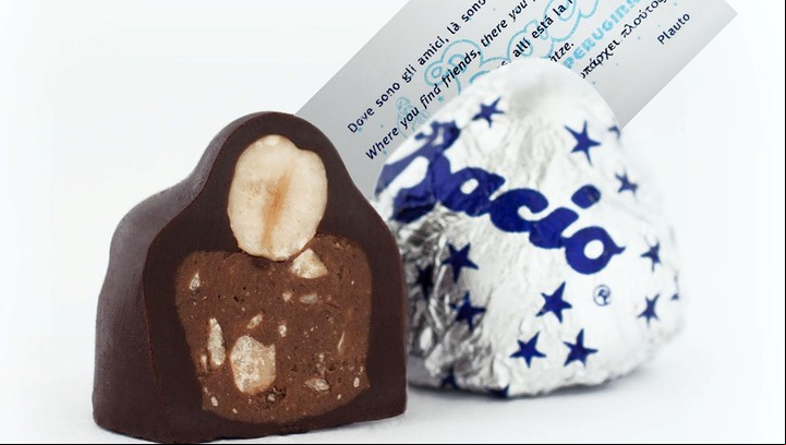 Un beso de avellana, el Bacio italiano