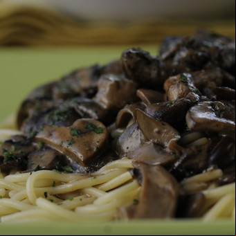 Crema de hongos