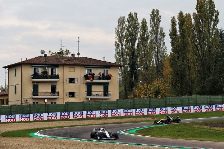 Bolonia. El de Ímola es un ciruito clásico en el calendario de la F1. Foto: Prensa Williams
