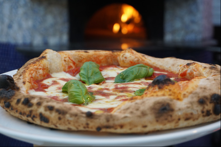 Pizza Margarita de Napulé.
Foto: Fernando de la Orden.