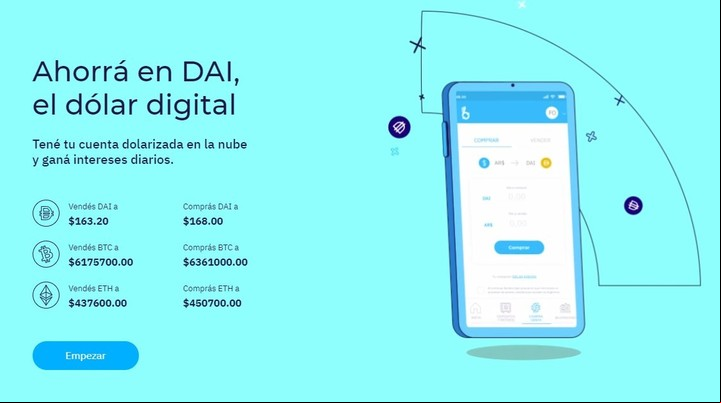 En Buenbit cada "dólar digital" recibido podía venderse este jueves a $ 163.20.