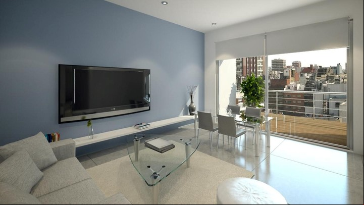 Vista de un microambiente de 21 m2 en Boedo, que se ofrece a US$ 34.500. Imagen: Argenprop.