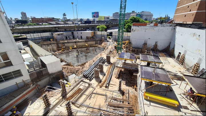 Avance de la obra, noviembre 2021.