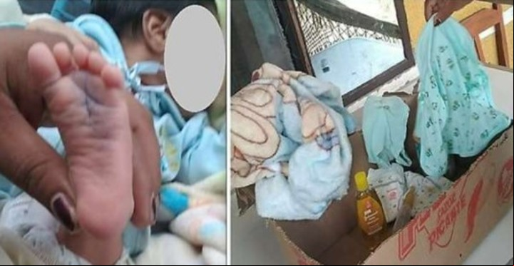 El niño fue abandonado con tres semanas de vida. Se encuentra en buen estado de salud.