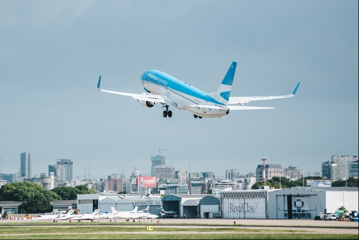 Aerolíneas apuesta fuerte por la financiación. Foto Aerolíneas Argentinas.