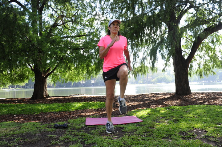 El HIIT es ideal para el aire libre porque no requiere de muchos elementos. Foto Luciano Thieberger.