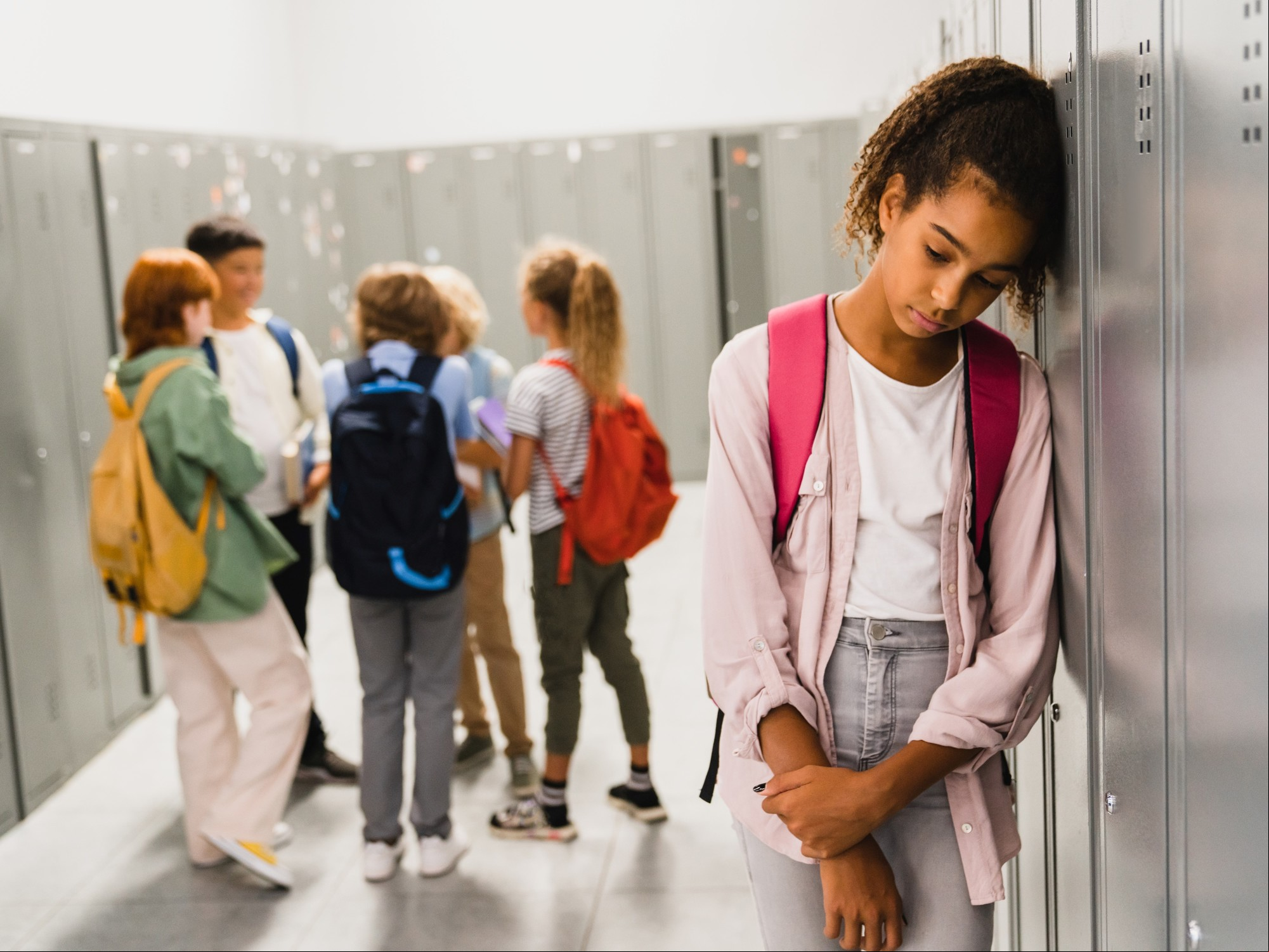 La ansiedad, inseguridad o bajo estima que conduce al bloqueo emocional también puede ocurrir en los niños./ Foto: Shutterstock.