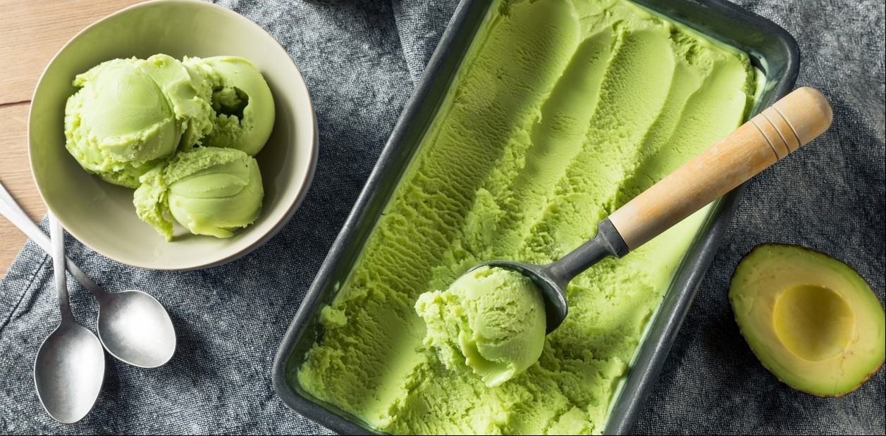 Receta de Helado de palta vegano