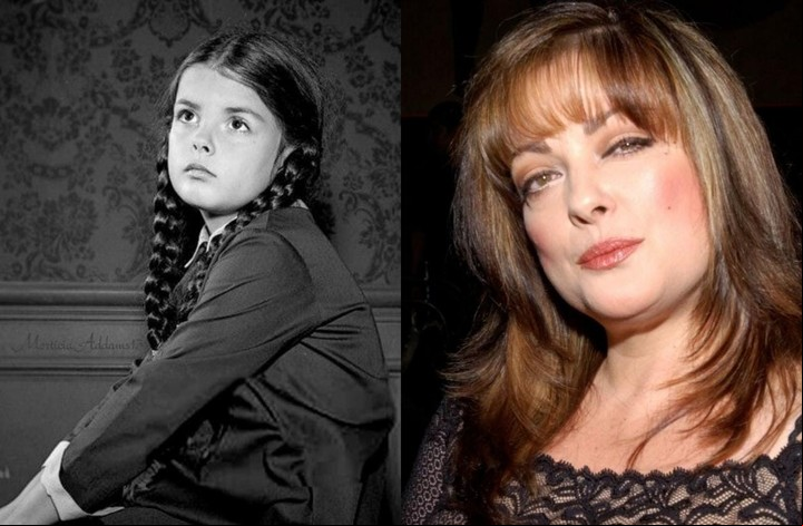 Ayer y hoy. Loring estuvo en los 64 episodios de "Los locos Addams".