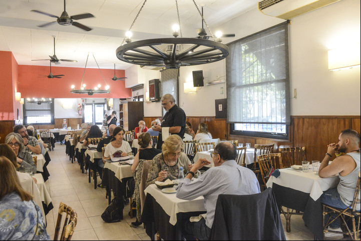 El salón de Sarkis. Foto: Constanza Niscovolos.