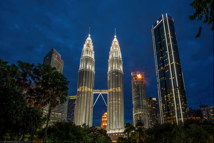 A las Torres Petronas les dicen las "twin towers" de Malasia. Foto Shutterstock