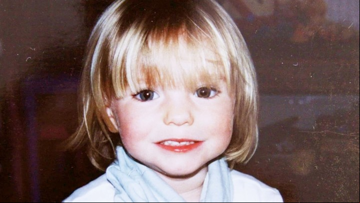 Madeleine McCann tenía 3 años cuando desapareció en Portugal. Foto: Archivo