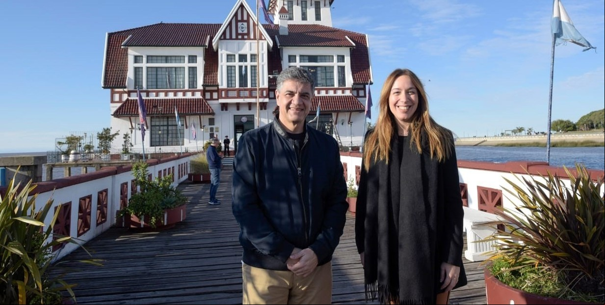 María Eugenia Vidal junto a Jorge Macri