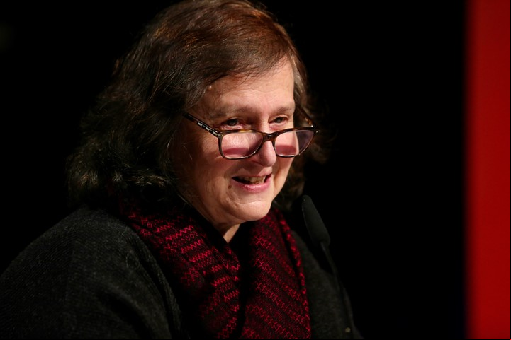 La escritora argentina Clara Obligado presenta su libro Tres maneras de decir adiós en el Instituto Cervantes Madrid 6 marzo 2024. Foto: Cézaro Luca.
