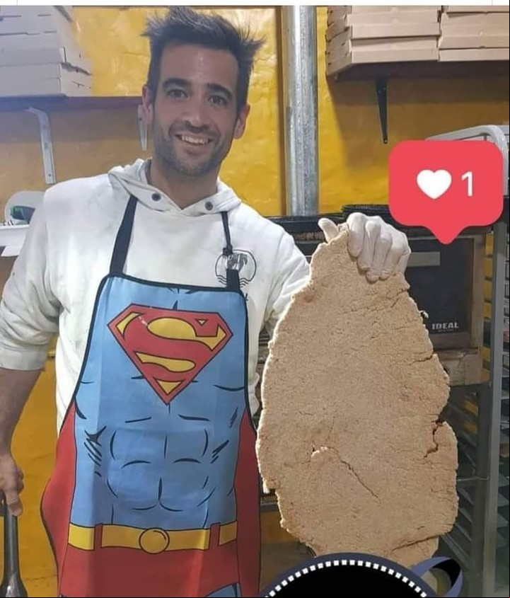 Las milanesas que fabricaba Sebastián antes de la pandemia. 