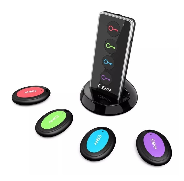 Esky. Propone un original método de búsqueda que incluye 4 rastreadores y una base. $ 75.000.