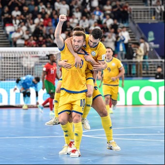 La increíble eliminación de Portugal que dejó al Mundial de futsal sin su campeón: Kazajistán le ganó a falta de 14 segundos