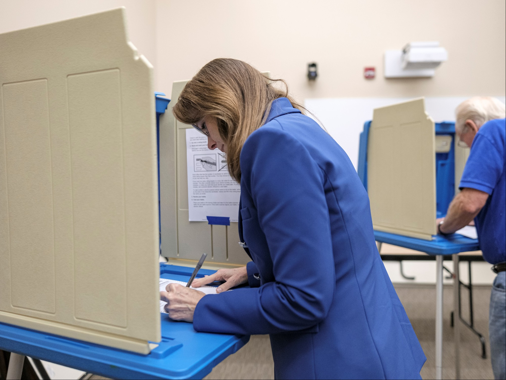 Horarios de votaciones en Estados Unidos. Foto: AP