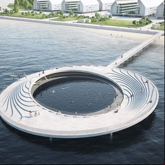 Loop Pool Tejo: el círculo virtuoso como forma de acercarse al agua