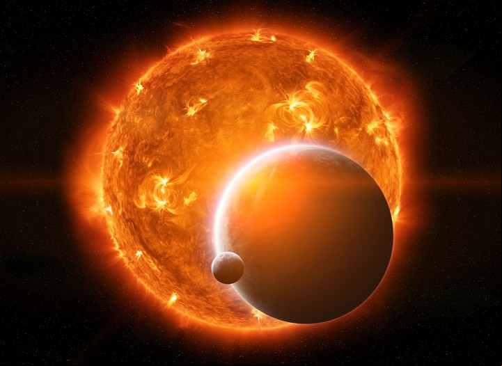 El 5 de junio de 2025, Mercurio en Géminis forma una cuadratura al nodo norte en Piscis. Foto: ilustración Shutterstock