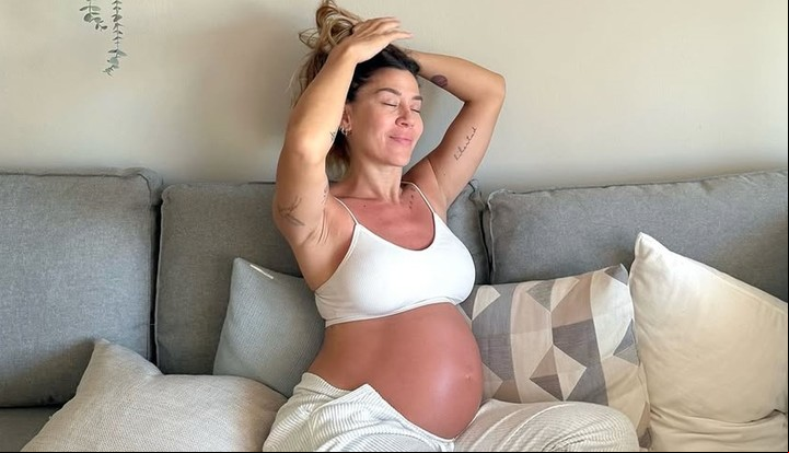 Jimena Barón, a días de dar a luz. Foto: Instagram.