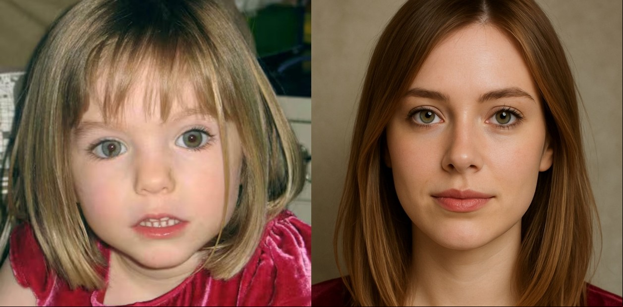 Así se vería hoy Madeleine McCann según la Inteligencia Artificial 