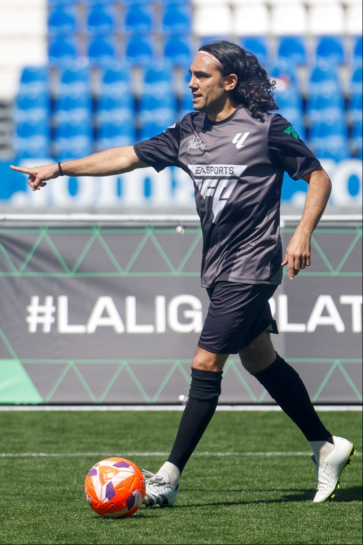 Juan Pablo Sorín fue la figura del Juego de las Estrellas y también un campón declarando. Foto: EFE/Javier Lizón