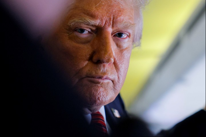 "Todo va bien", dice Donald Trump. Foto: Reuters