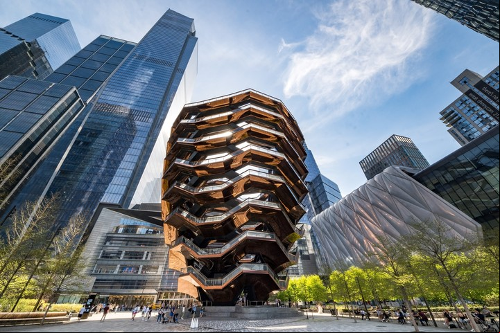 Vessel, la estructura que parece un panal de abejas. Foto Shutterstock