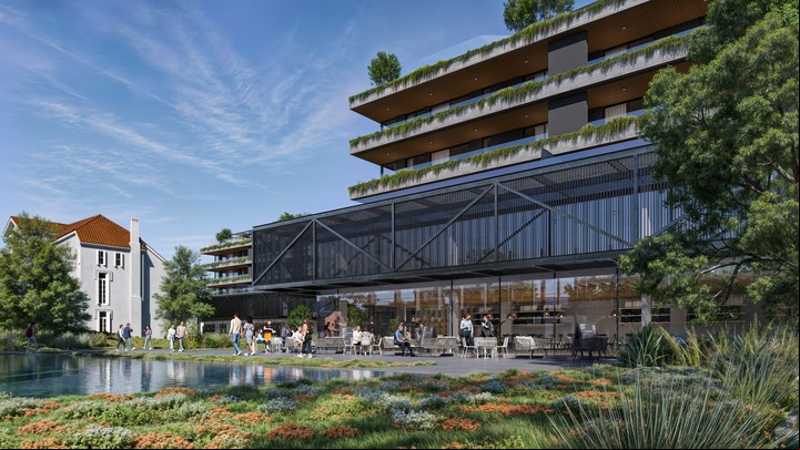 Academia Village combinará áreas residenciales y comerciales.