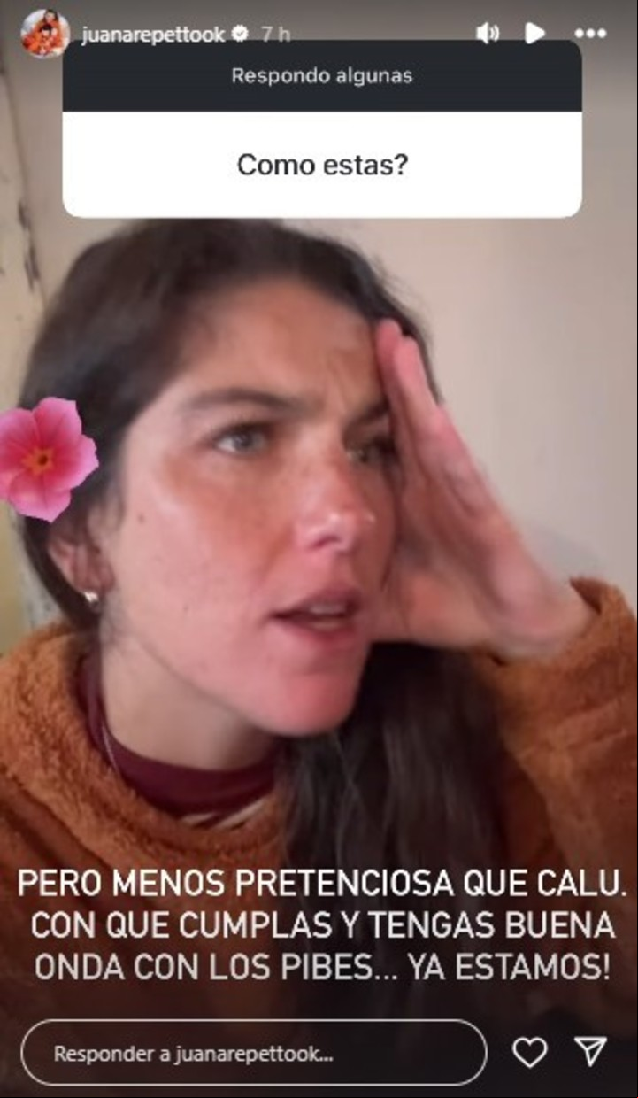 La influencer se mostró muy enojada con su ex. Captura Instagram.
