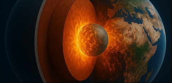 El núcleo de la Tierra contiene una vasta reserva de oro y se está filtrando hacia la superficie