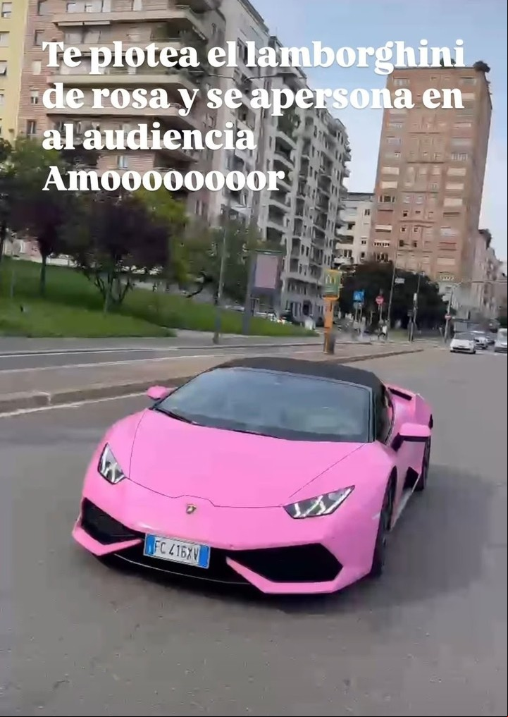 La historia de Yanina Latorre sobre el auto. Foto: Instagram.