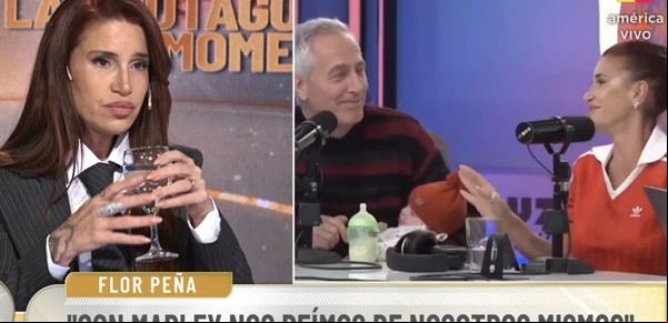 Florencia Peña se defendió de las críticas por el polémico chiste de Marley en LUZU que se volvió viral