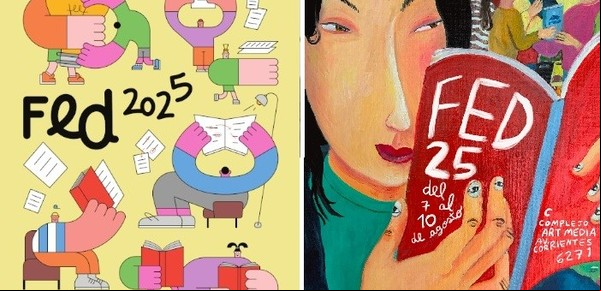 Se viene la Feria de Editores 2025 y este año no tendrá un afiche oficial ¡sino dos!