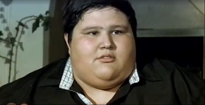 Cristian Fredes en 2012 en "Cuestión de Peso". Captura TV.