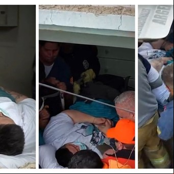 Quién es el ex "Cuestión de Peso" que tuvo que ser rescatado por bomberos