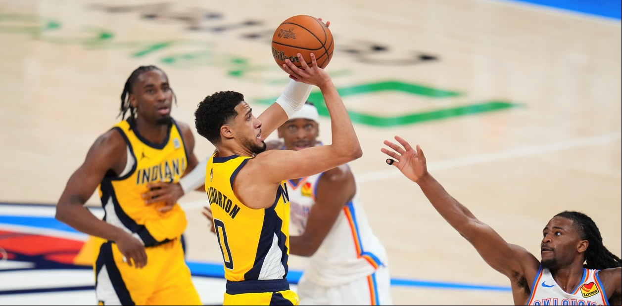 Finales de la NBA: "Mr. Clutch" lo hizo de nuevo y los Pacers de Indiana están arriba ante Oklahoma gracias a un doble agónico de Haliburton sobre la chicharra